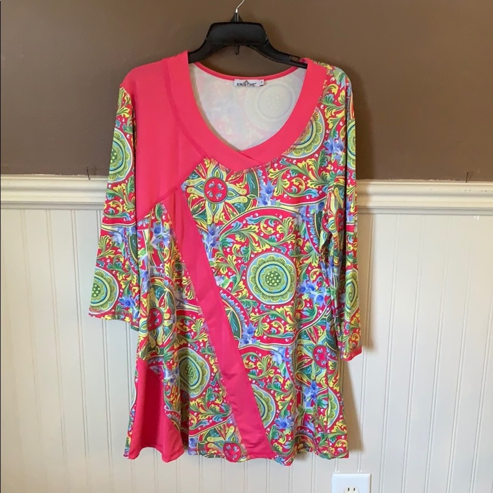 Multi color tunic